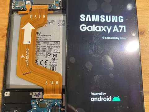 三星 Galaxy A71 無畫面螢幕更換