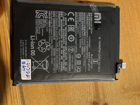 Redmi Note 10 5G 電池更換紀錄